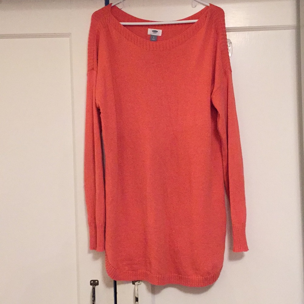 Coral old navy sweater